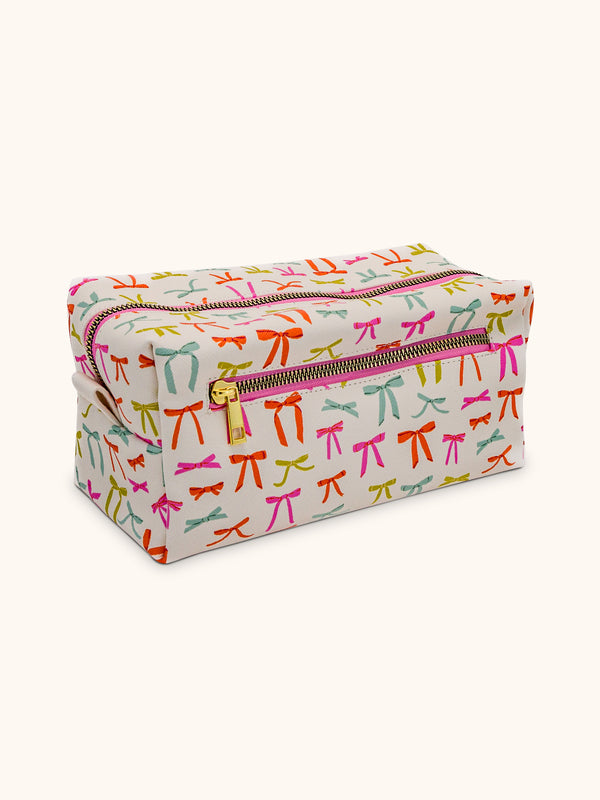 studio oh Put a Bow on It Loaf Cosmetic Bag