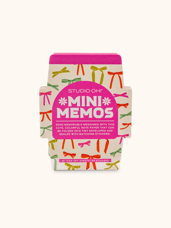 studio oh Put a Bow on It Mini Memos with Stickers