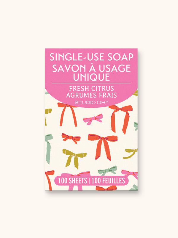 studio oh Put a Bow on It Single-Use Soap Sheets