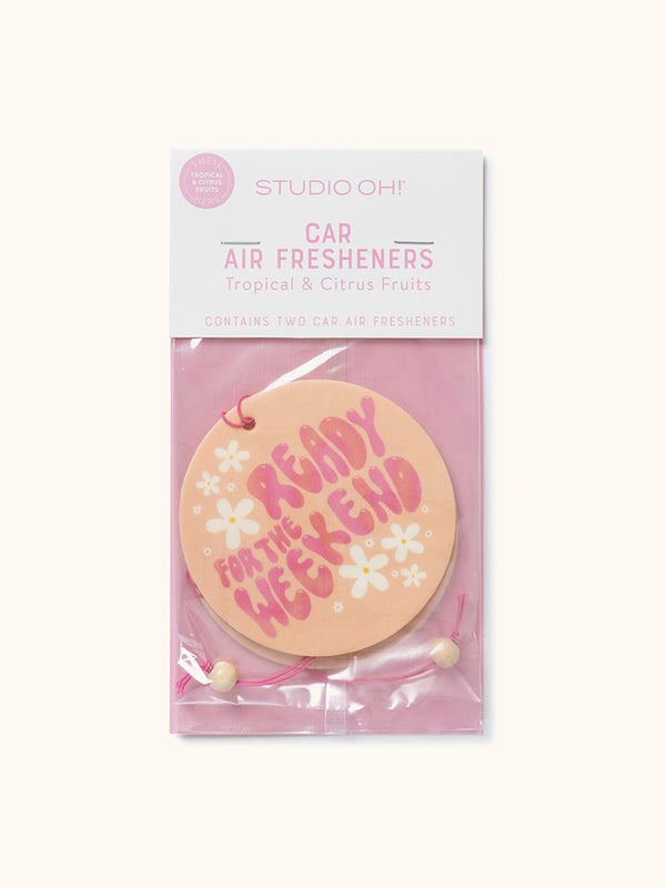 Studio Oh Ready For The Weekend Car Air Freshener