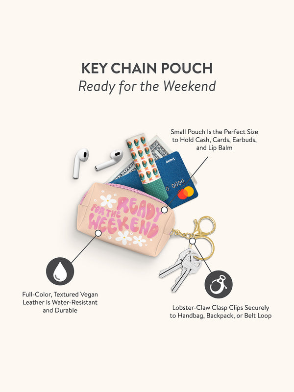 Studio Oh Ready For The Weekend Key Chain Pouch