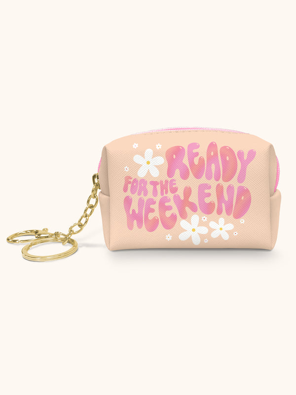studio oh Ready for the Weekend Key Chain Pouch