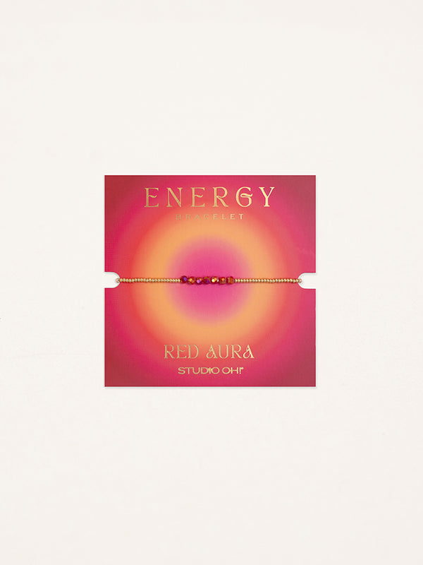 studio oh Red Aura Energy Bracelet