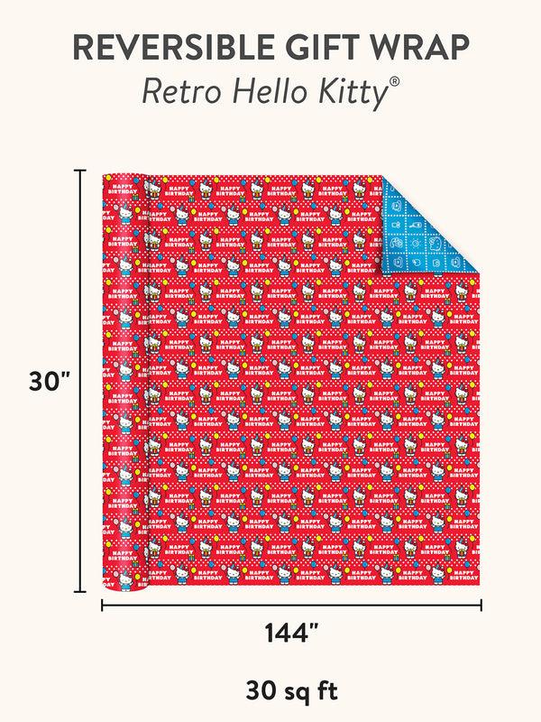 Studio Oh Retro Hello Kitty Reversible Gift Wrap