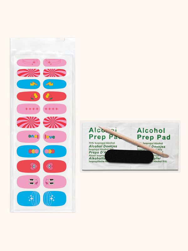 Studio Oh Retro Vibes Mani Nail Wrap Kit