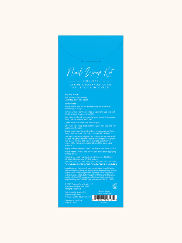 Studio Oh Retro Vibes Mani Nail Wrap Kit