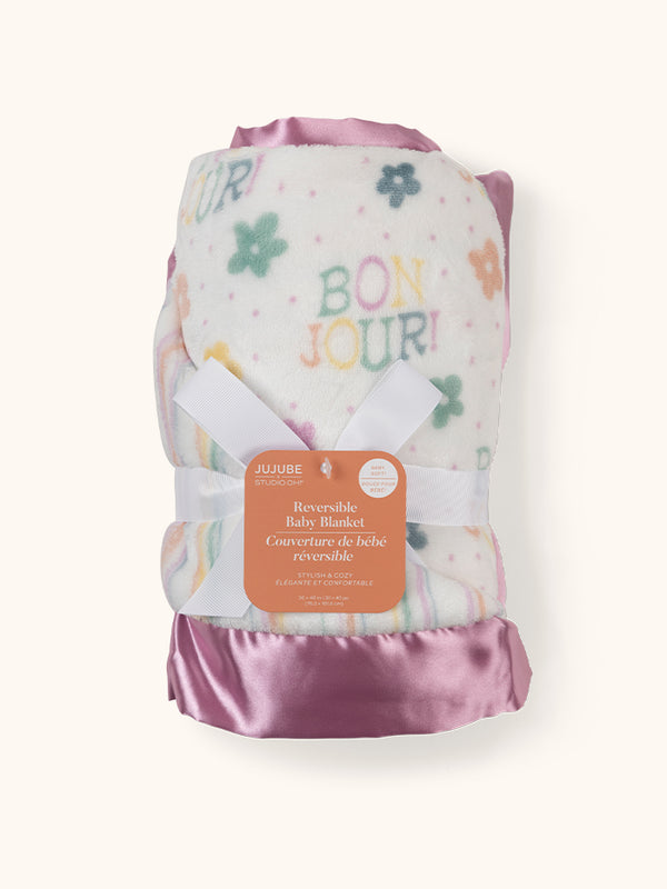 studio oh Reversible Baby Blankets - Bonjour Bébé