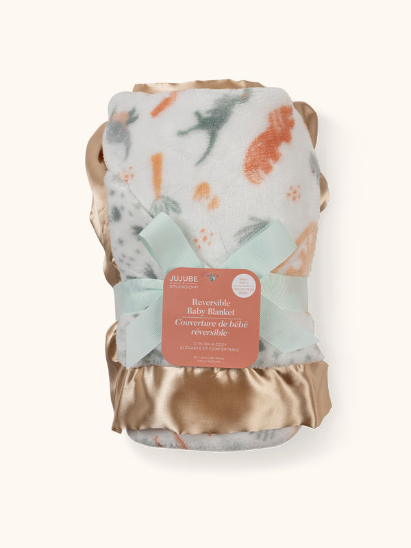 studio oh Reversible Baby Blankets - Roarsome