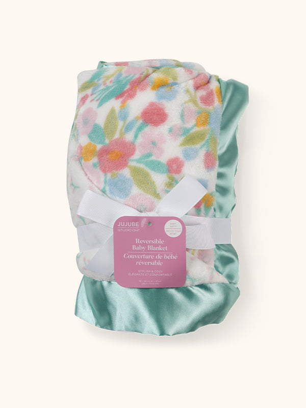 studio oh Reversible Baby Blankets - Sweet Daisy