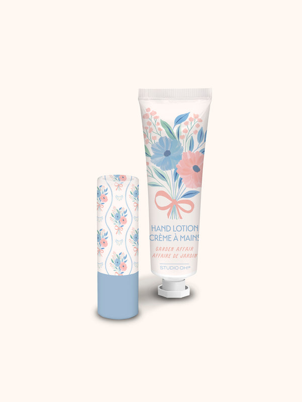 Studio Oh Romantic Rococo Lip Balm & Hand Lotion Set