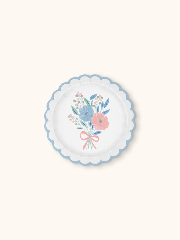 studio oh Romantic Rococo Scalloped Dessert Plates