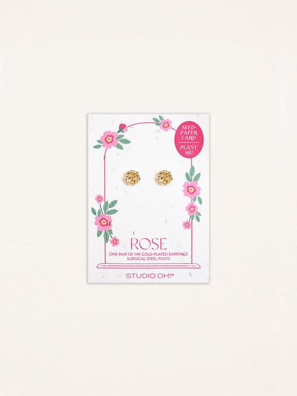 Studio Oh Rose Bloom Earrings
