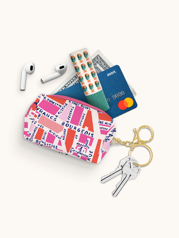 Studio Oh Rues De Paris Key Chain Pouch