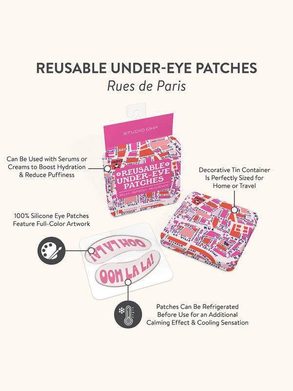 Studio Oh Rues De Paris Reusable Under-Eye Patches