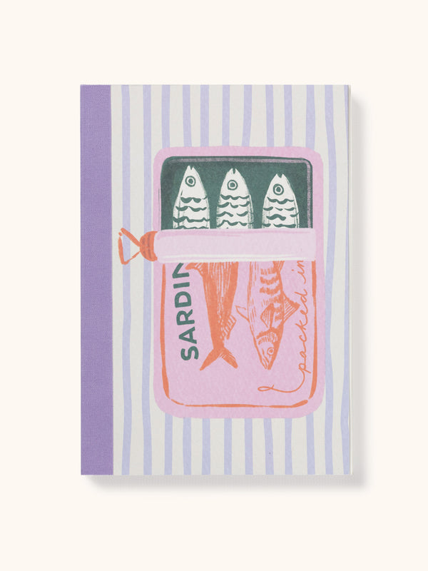 studio oh Sardine Snack Artisan Notebook