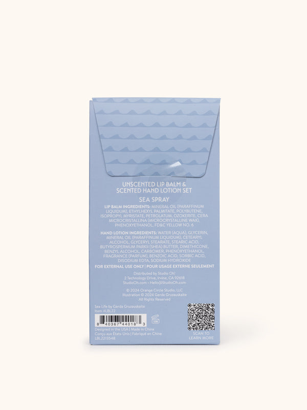 Studio Oh Sea Life Lip Balm & Hand Lotion Set