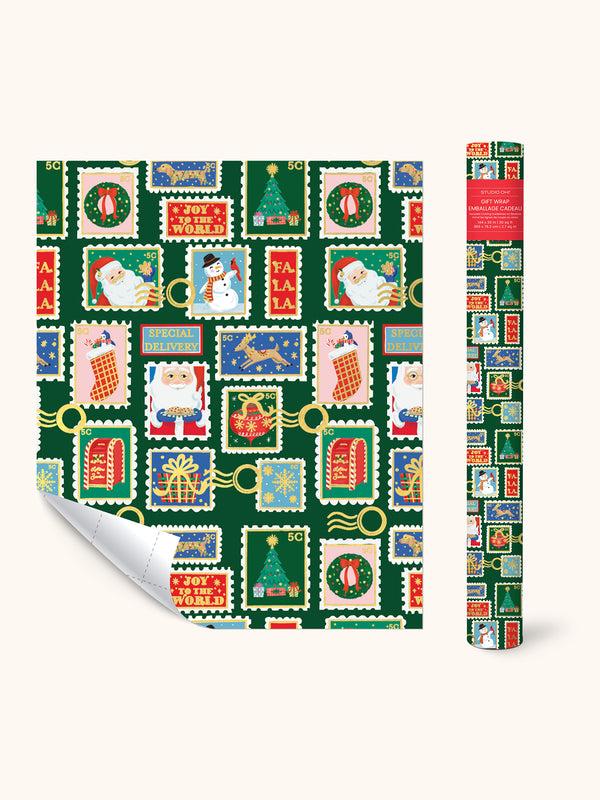 studio oh Seasonal Stamps Christmas Gift Wrap