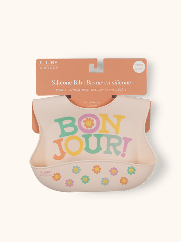 studio oh Silicone Bib - Bonjour Bébé