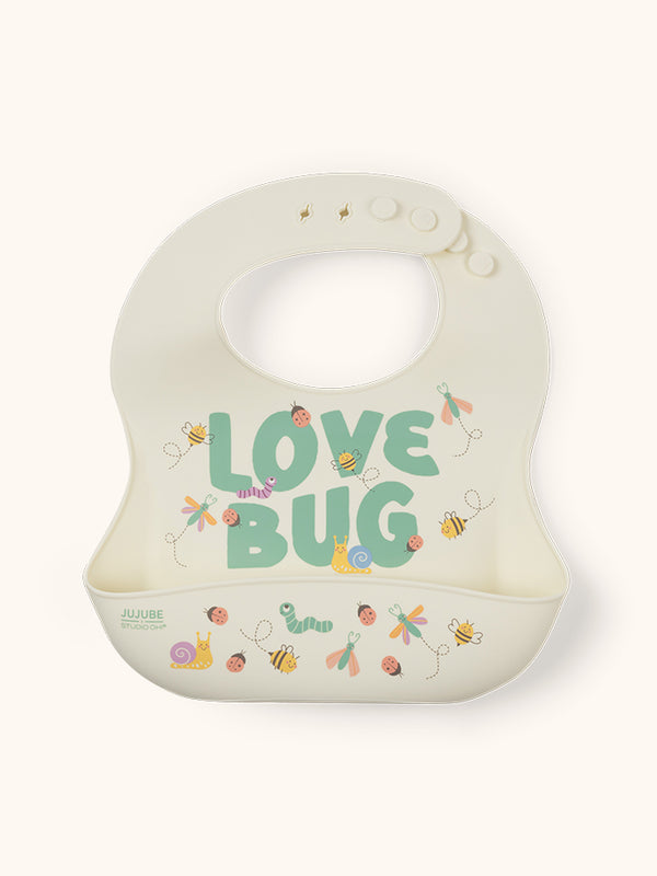 Studio Oh Silicone Bib - Love Bug