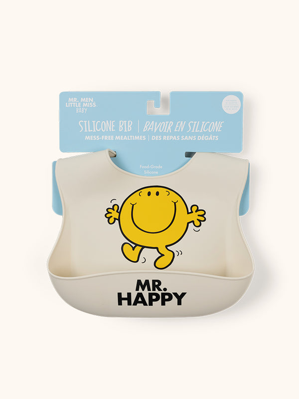studio oh Silicone Bib - Mr. Happy™