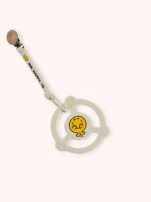 Studio Oh Silicone Teether Ring - Mr. Happy™
