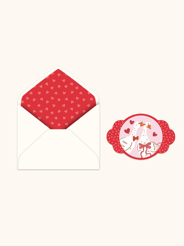 Studio Oh Silly Geese Deluxe Greeting Card