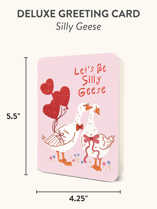 Studio Oh Silly Geese Deluxe Greeting Card