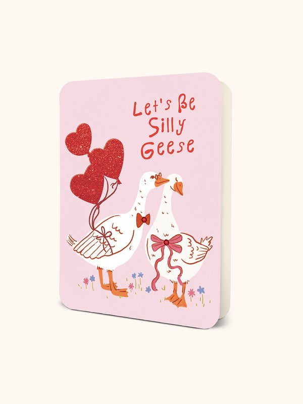 studio oh Silly Geese Deluxe Greeting Card