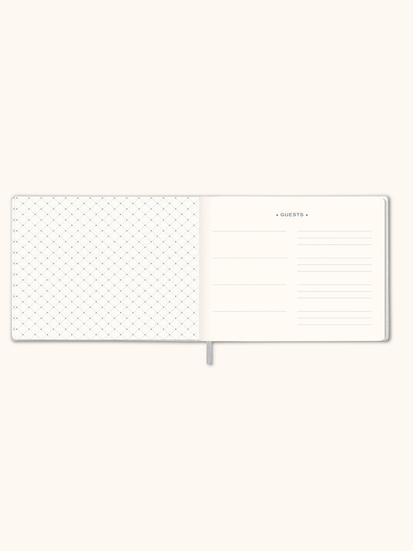 Studio Oh Silver Bloom Guest Book