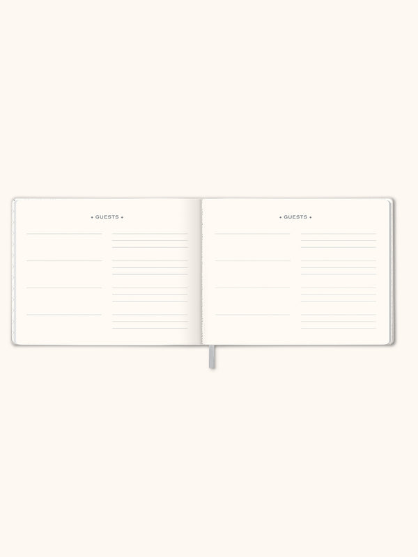 Studio Oh Silver Bloom Guest Book