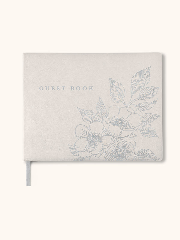 studio oh Silver Bloom Guest Book