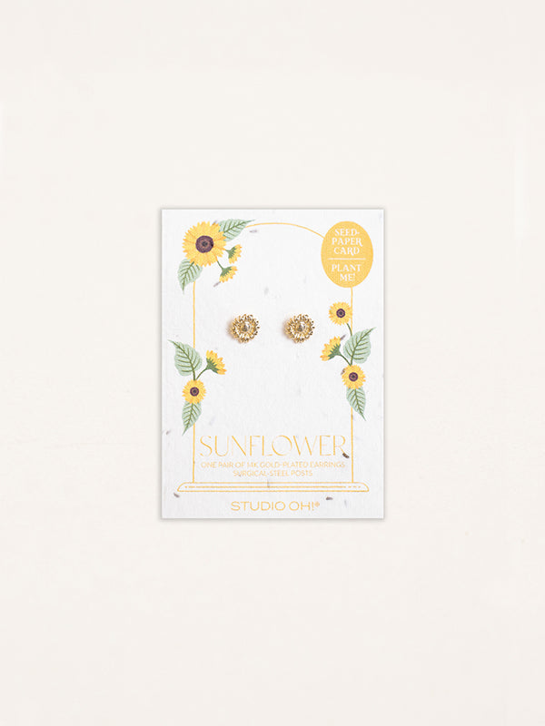 Studio Oh Sunflower Bloom Earrings