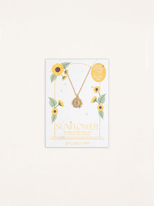 Studio Oh Sunflower Bloom Necklace