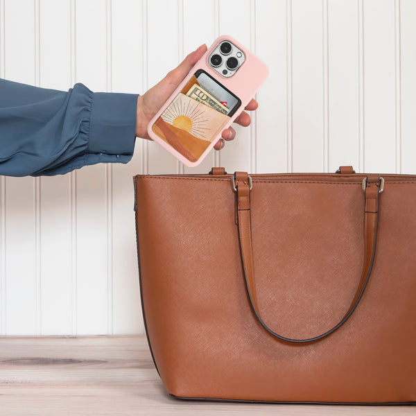 Studio Oh Sunrise Moon Stick-On Cell Phone Wallet