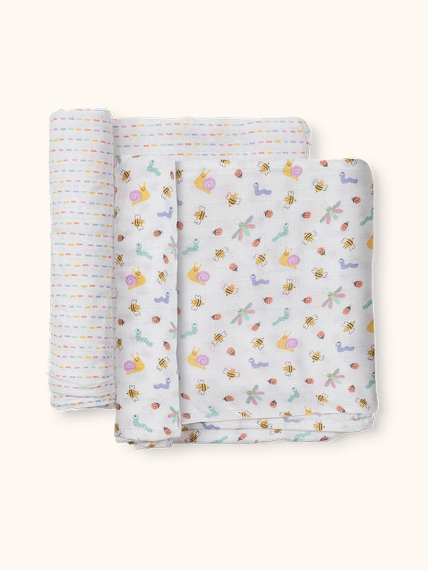 Studio Oh Swaddle Blanket Set - Love Bug