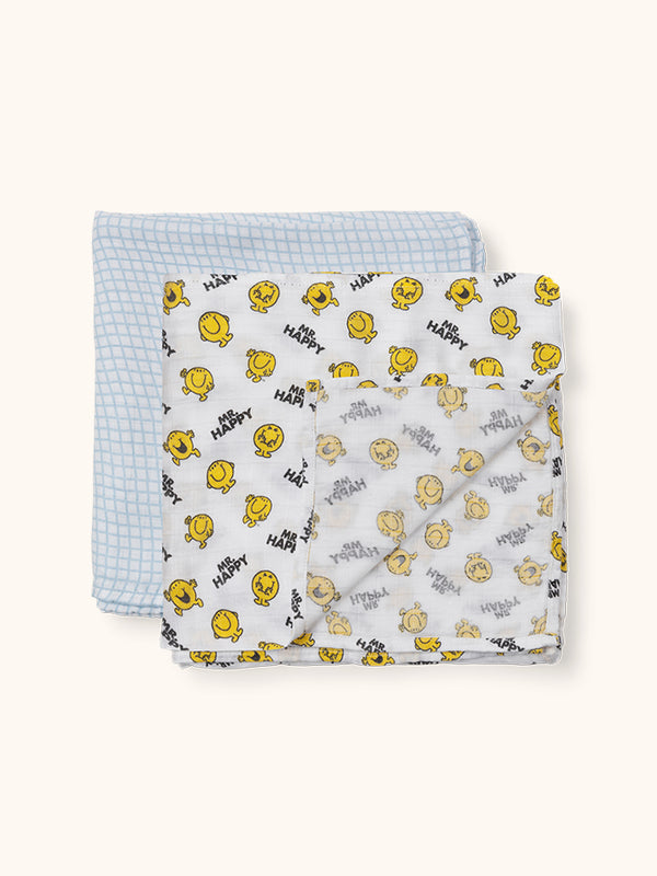 Studio Oh Swaddle Blanket Set Mr. Happy™
