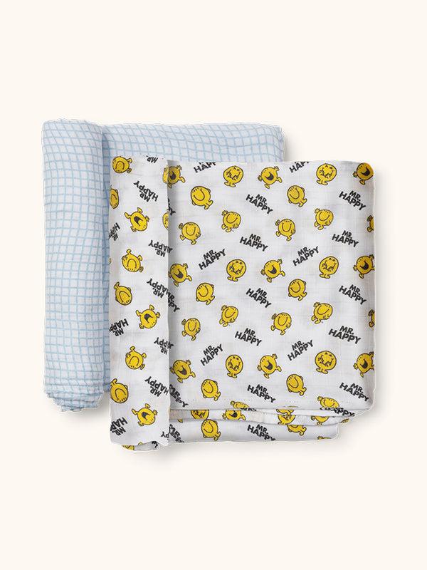 Studio Oh Swaddle Blanket Set Mr. Happy™