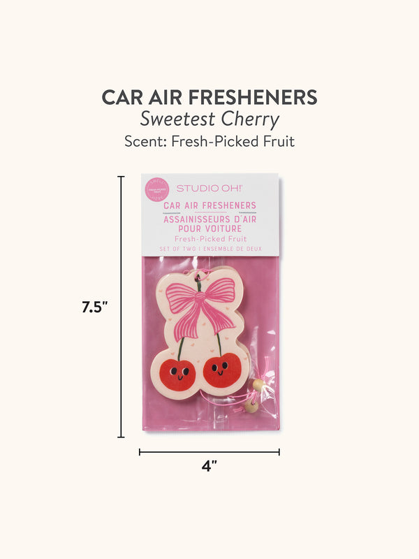 Studio Oh Sweetest Cherry Car Air Freshener
