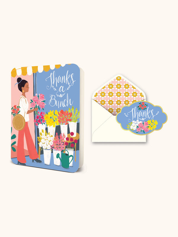 studio oh Thanks a Bunch Deluxe Greeting Card