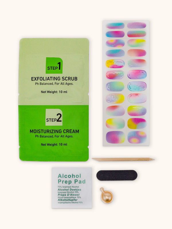 Studio Oh Tie-Dye Swirls Hand & Nail Spa Kit