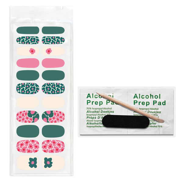 Studio Oh Tipsy Flowers Mani Nail Wrap Kit
