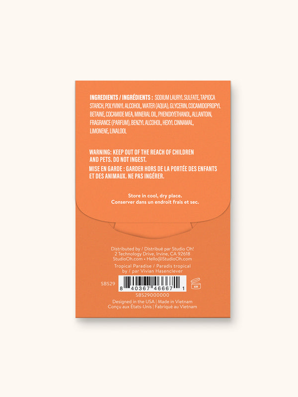Studio Oh Tropical Paradise Single-Use Soap Sheets
