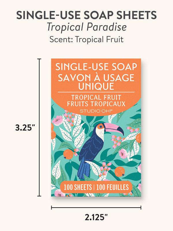 Studio Oh Tropical Paradise Single-Use Soap Sheets