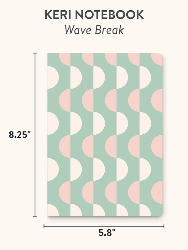 Studio Oh Wave Break Keri A5 Notebook