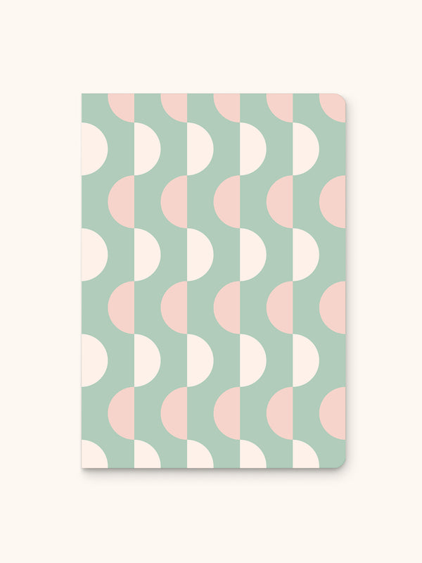 studio oh Wave Break Keri A5 Notebook