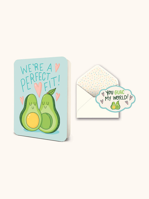 studio oh We're a Perfect Fit Deluxe Greeting Card