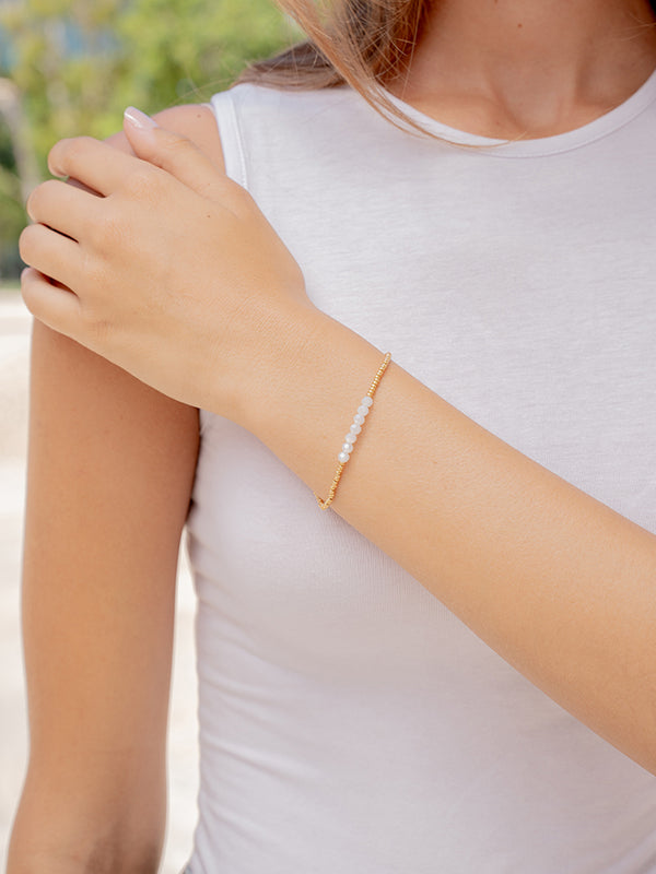 Studio Oh White Aura Energy Bracelet