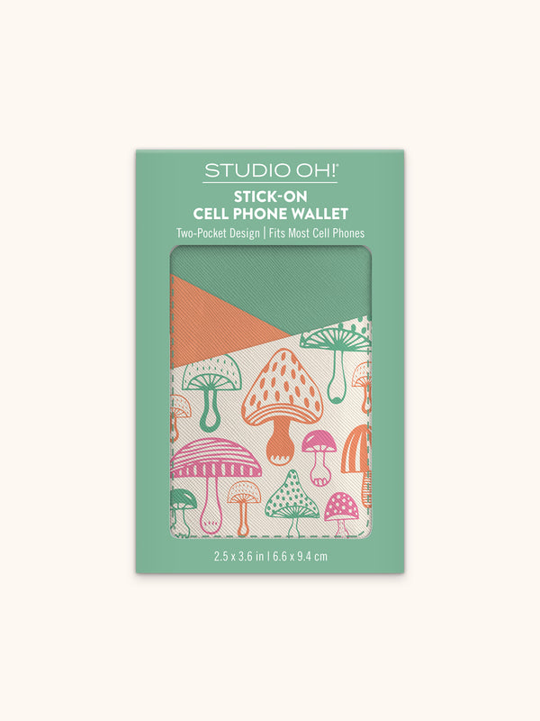 Studio Oh Wild Realm Stick-On Cell Phone Wallet