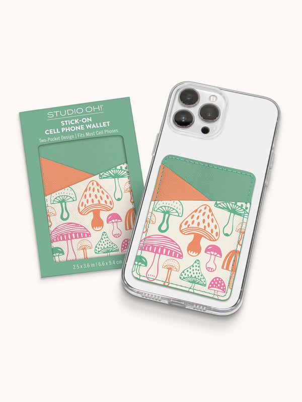 Studio Oh Wild Realm Stick-On Cell Phone Wallet