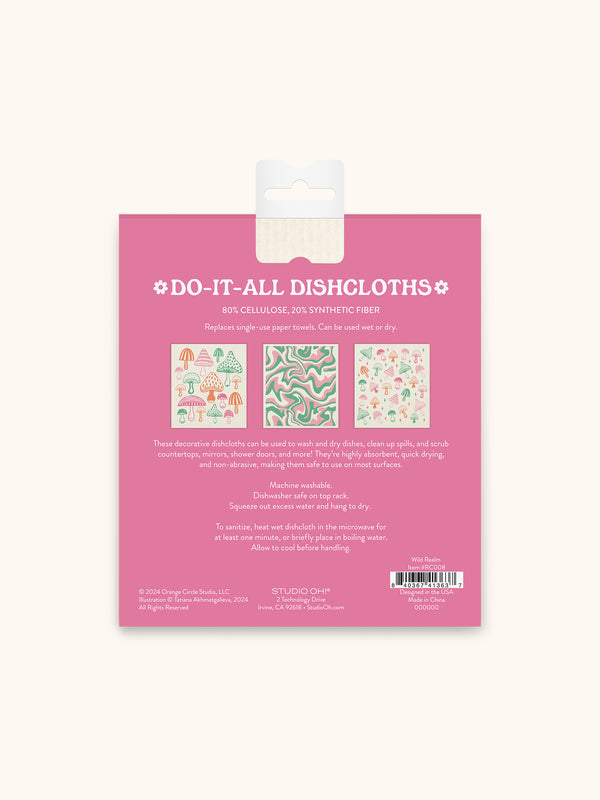 Studio Oh Wild Realms Do-It-All Dishcloths